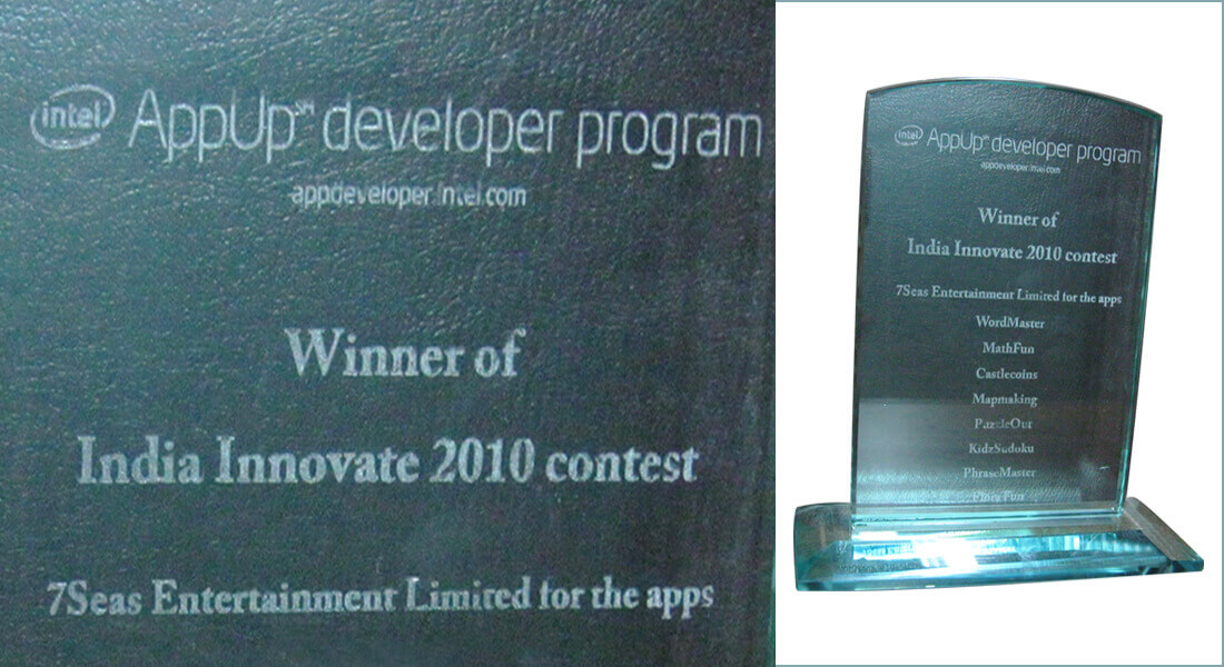7Seas Entertainment has bagged Intel Award for 2010