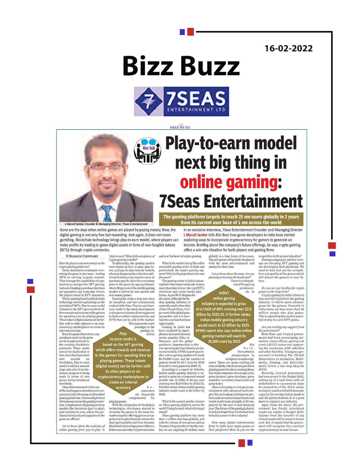 7Seas to launch ‘play to earn’ games