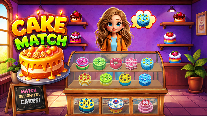 Cake Match : Puzzle Sort
